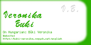 veronika buki business card